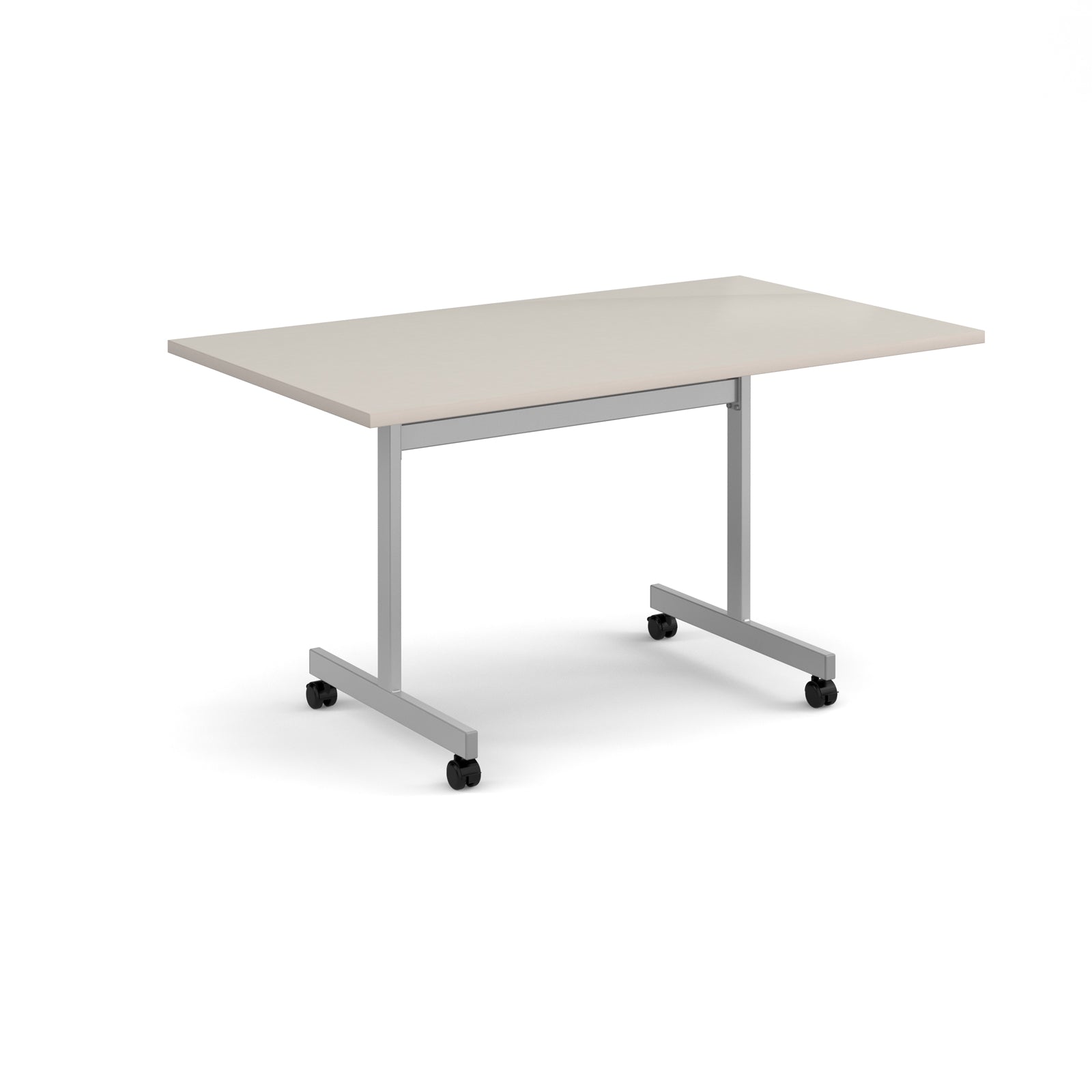 Rectangular flip top meeting table