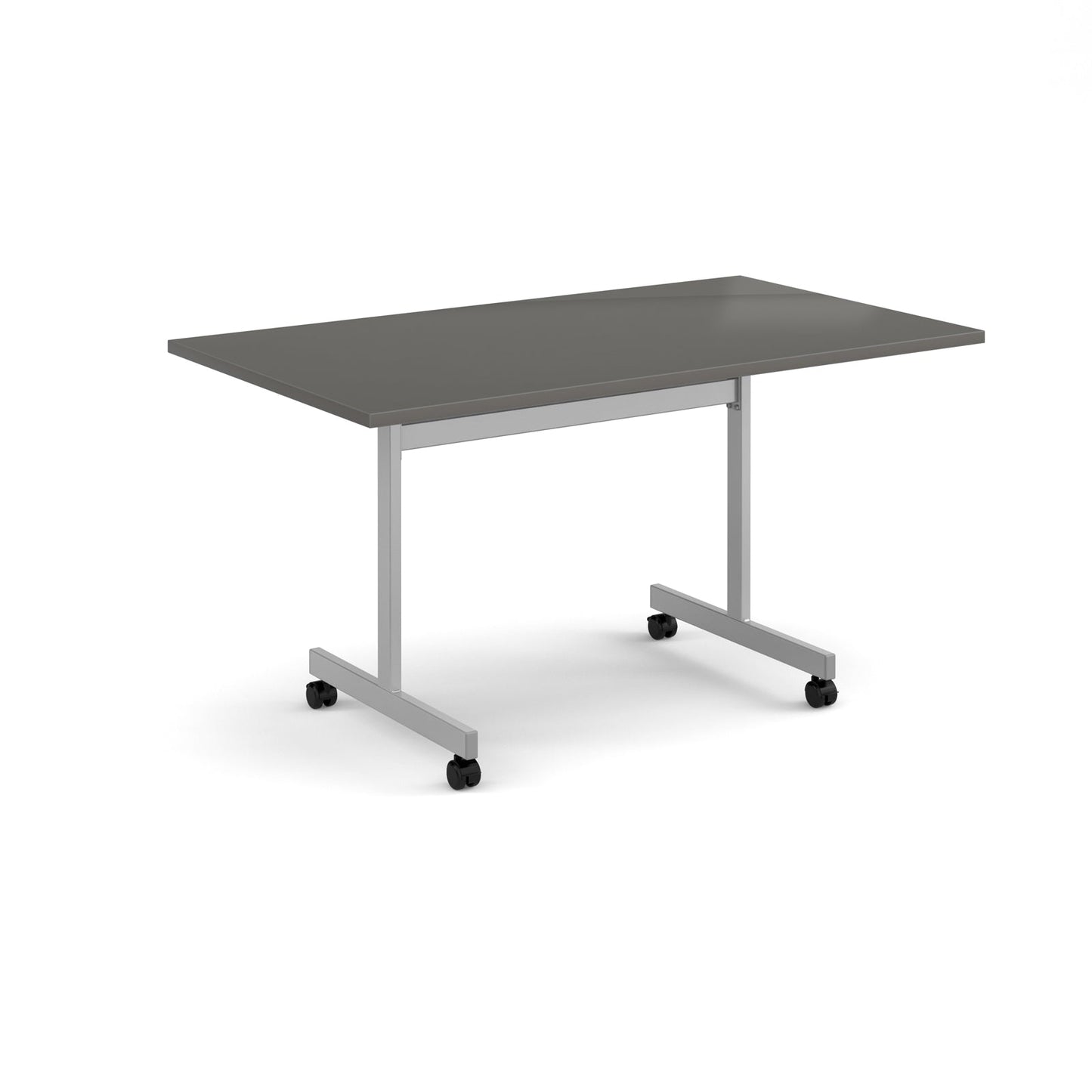 Rectangular flip top meeting table