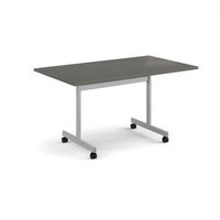 Rectangular flip top meeting table