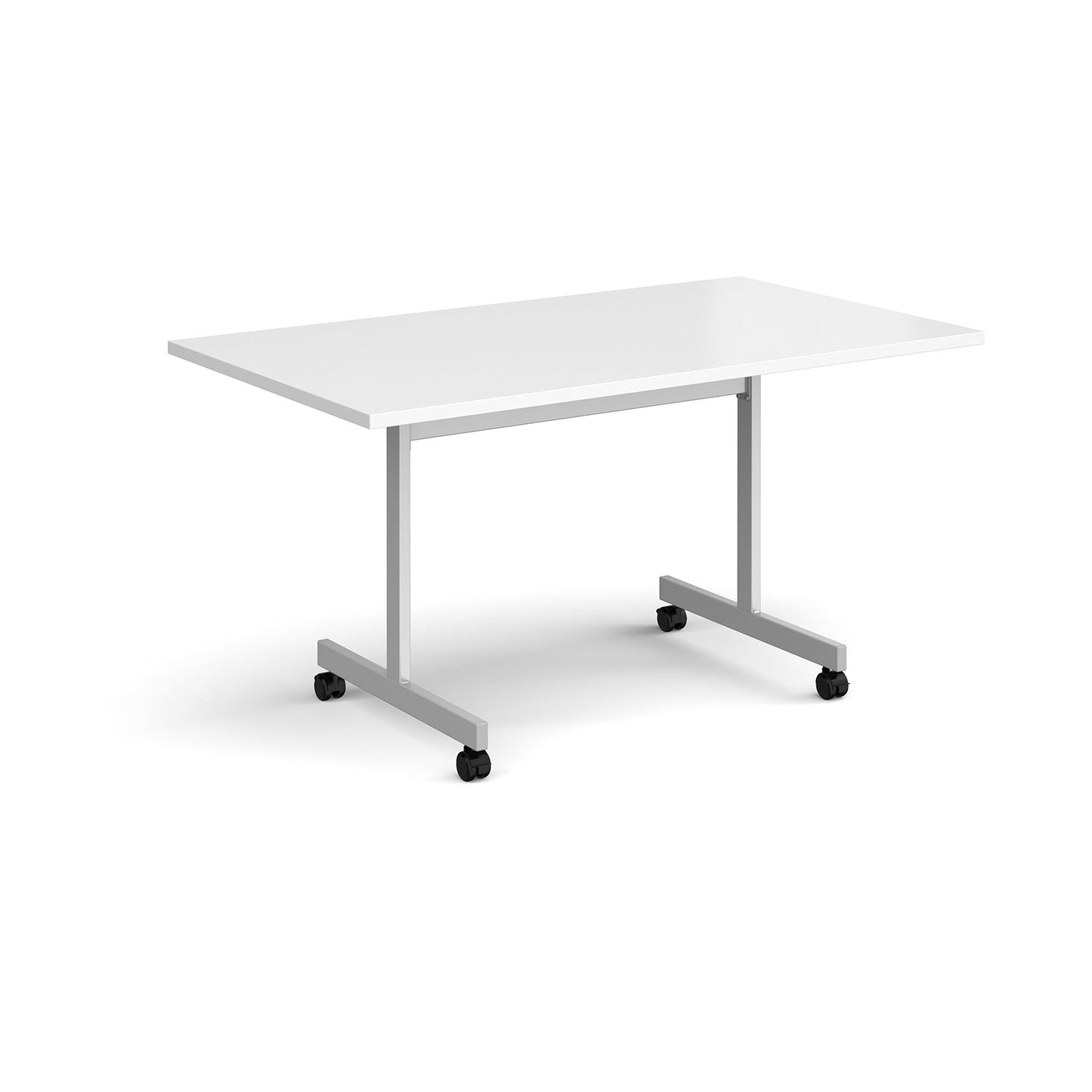 Rectangular flip top meeting table