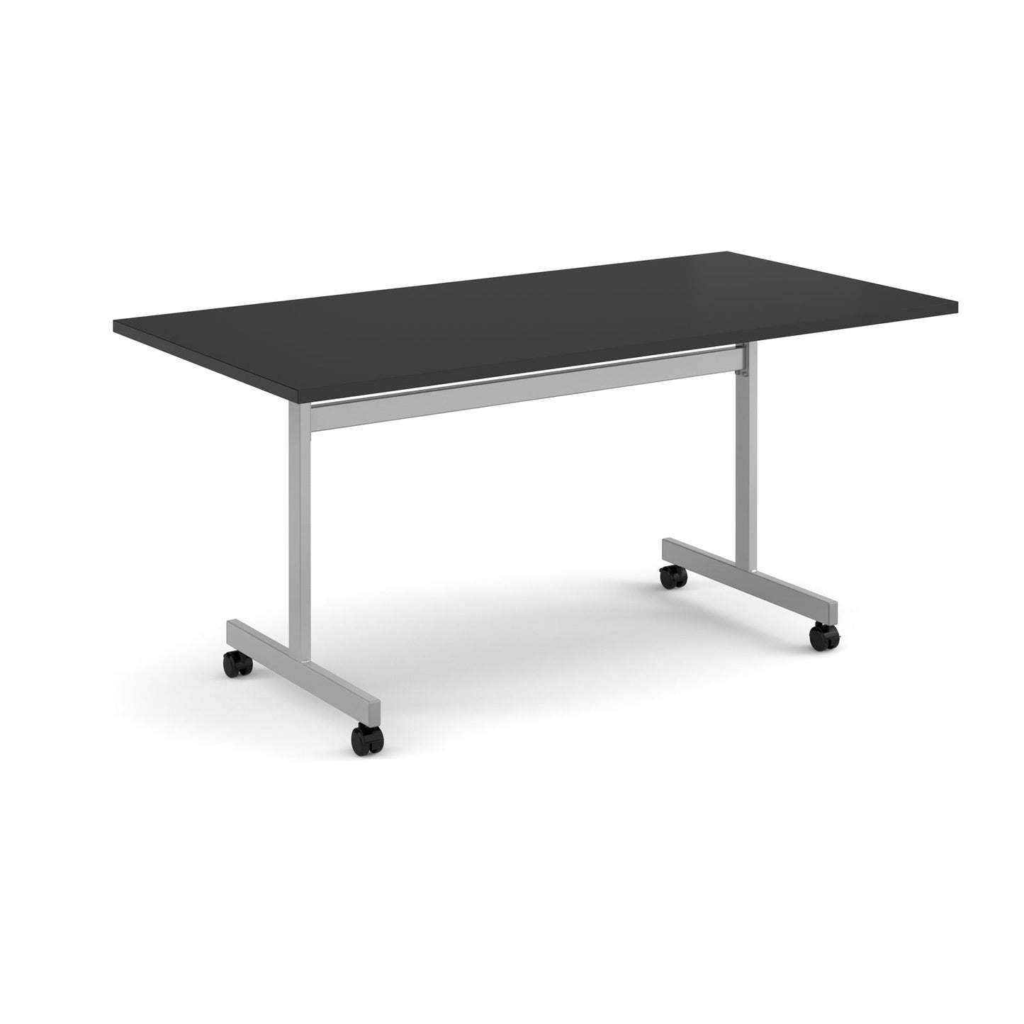 Rectangular flip top meeting table
