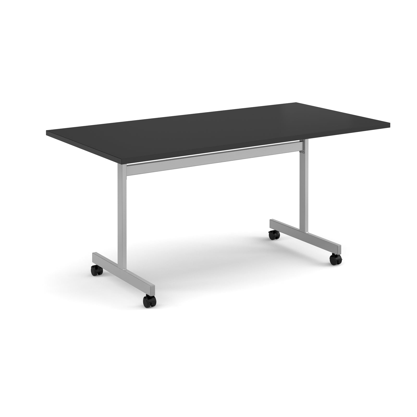 Rectangular flip top meeting table