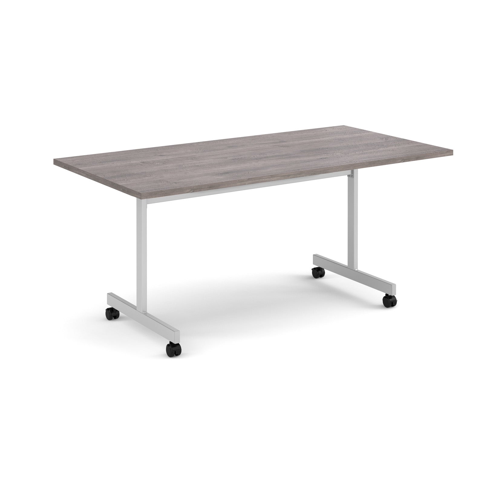 Rectangular flip top meeting table