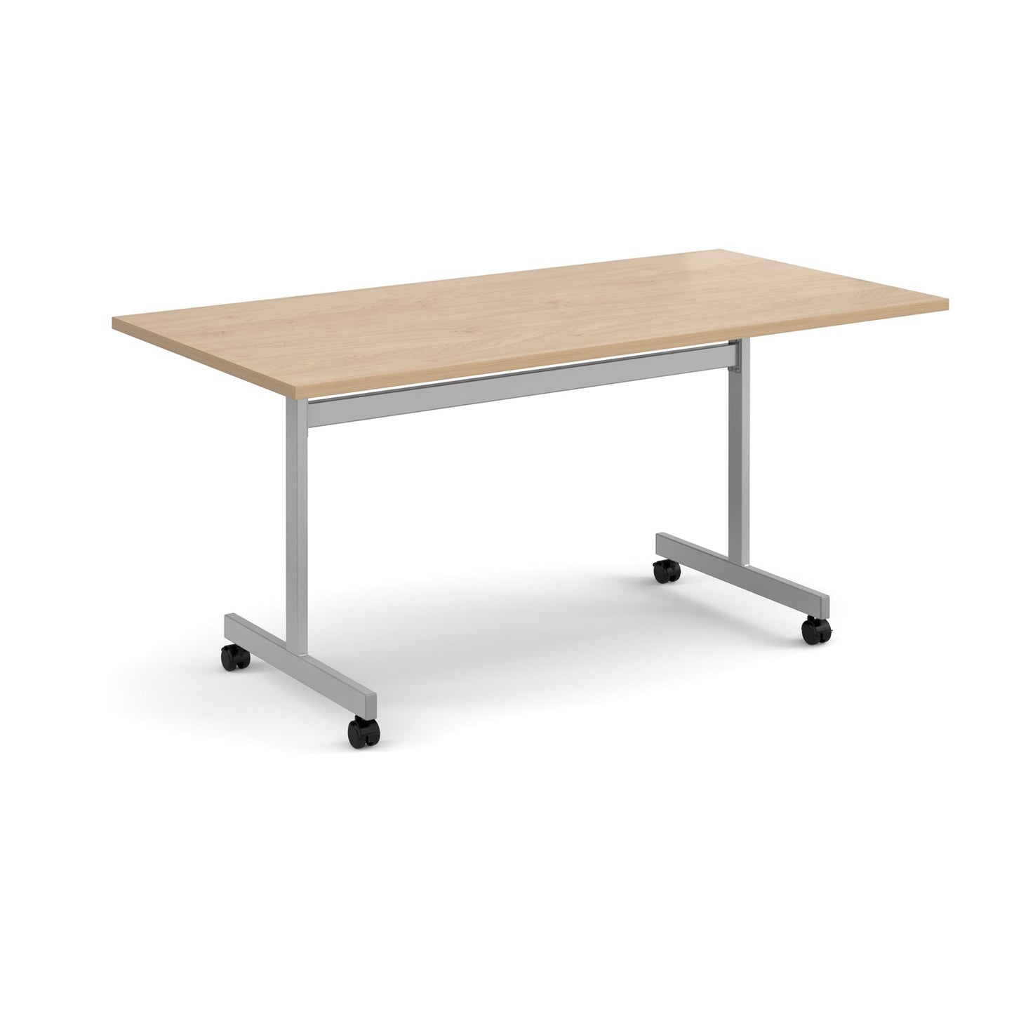 Rectangular flip top meeting table