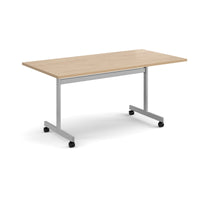 Rectangular flip top meeting table