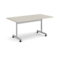 Rectangular flip top meeting table