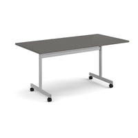 Rectangular flip top meeting table