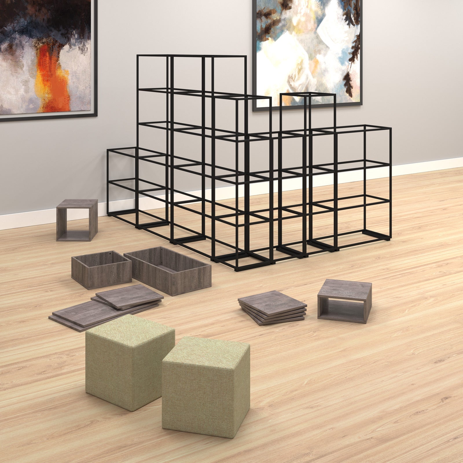 Flux modular storage single unit