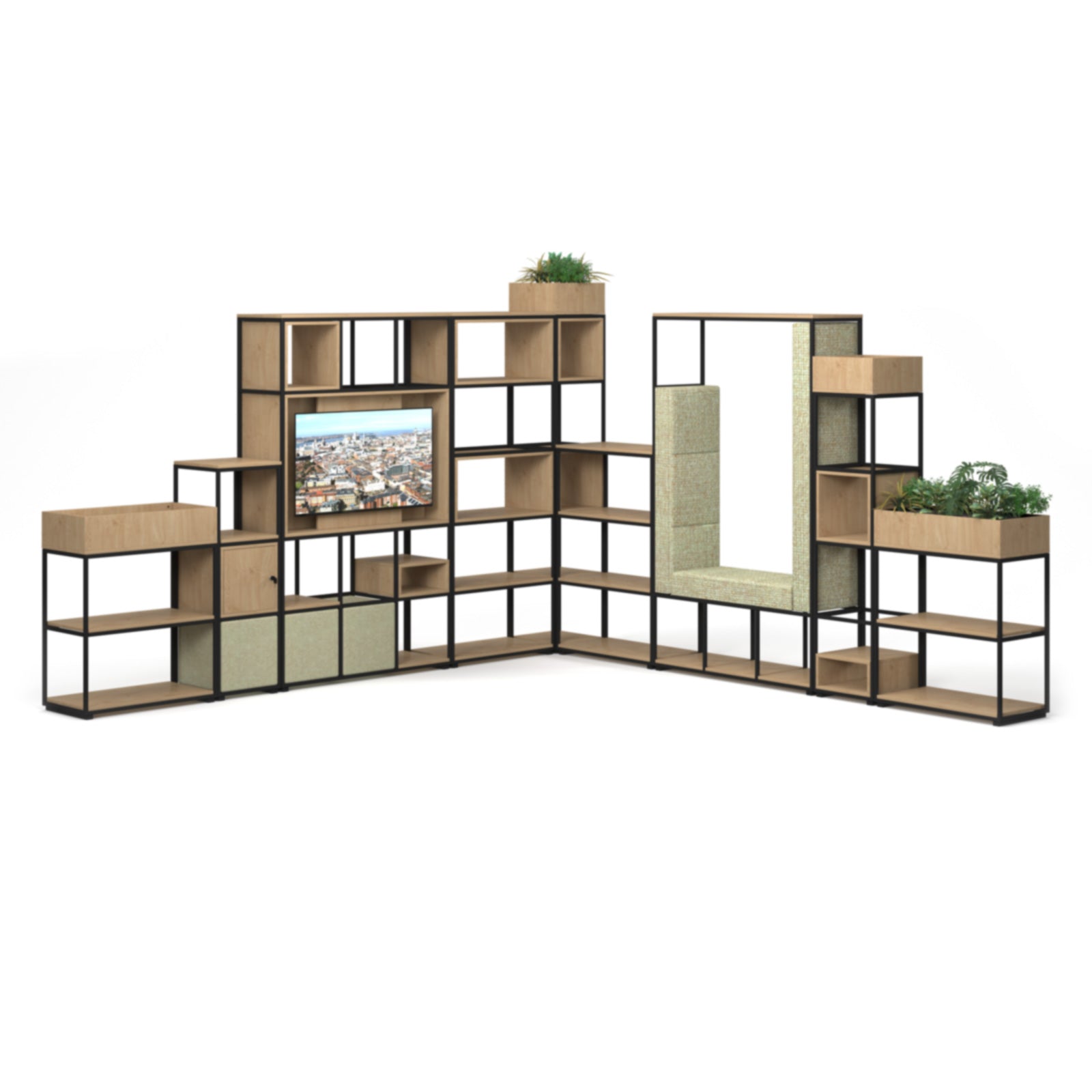 Flux Modular Storage Planter Box
