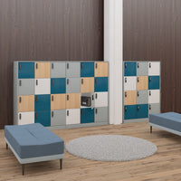 Flux 900mm high lockers