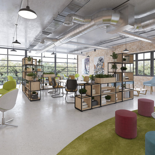 Flux modular triple seating unit