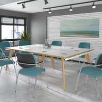 4 Leg - Upholstered Half Back