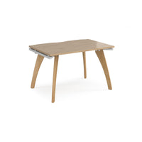 Fuze single desk 800mm deep