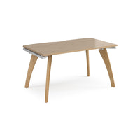 Fuze single desk 800mm deep