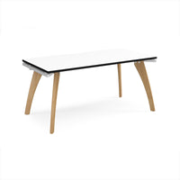 Fuze single desk 800mm deep
