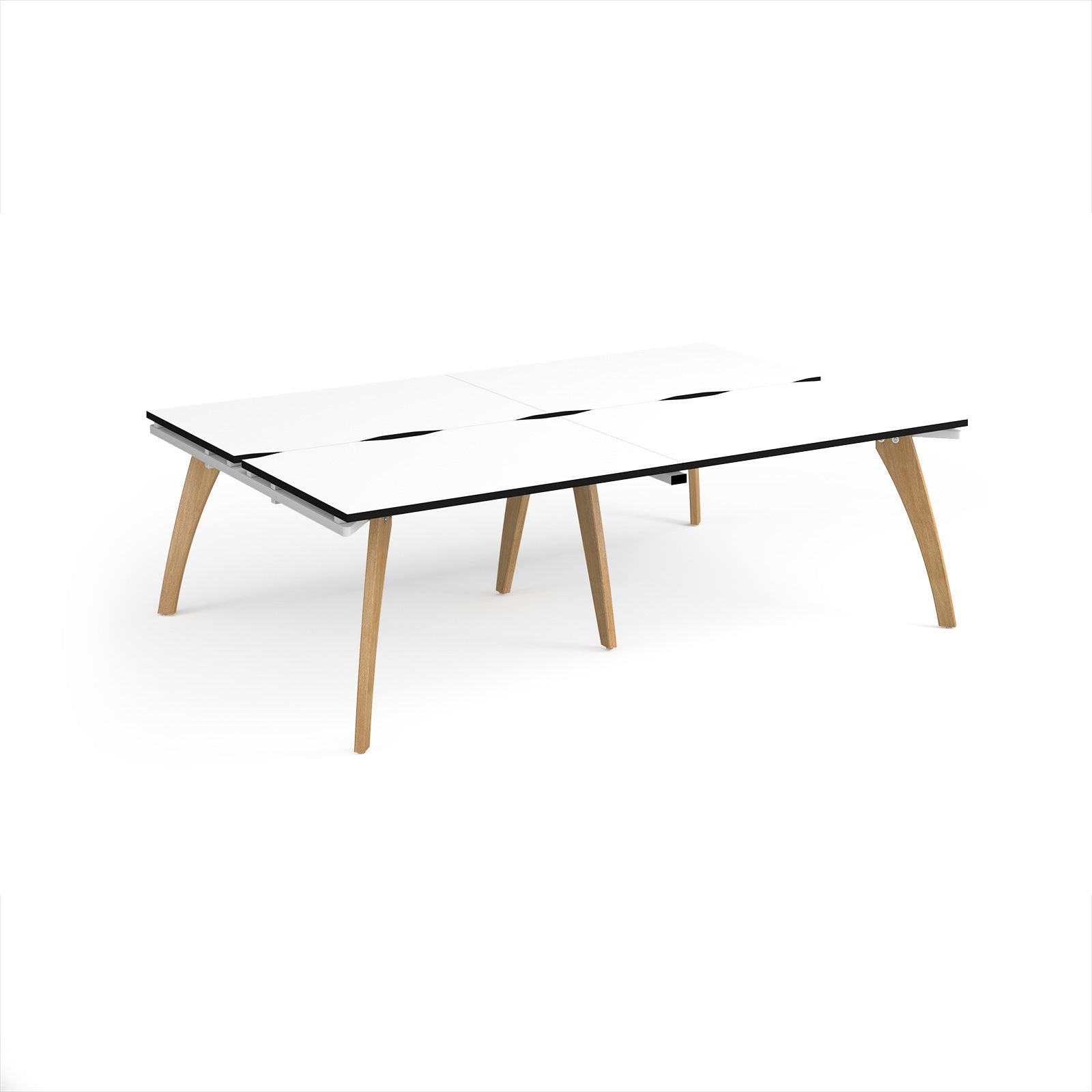 Fuze double back to back desks 1600mm deep