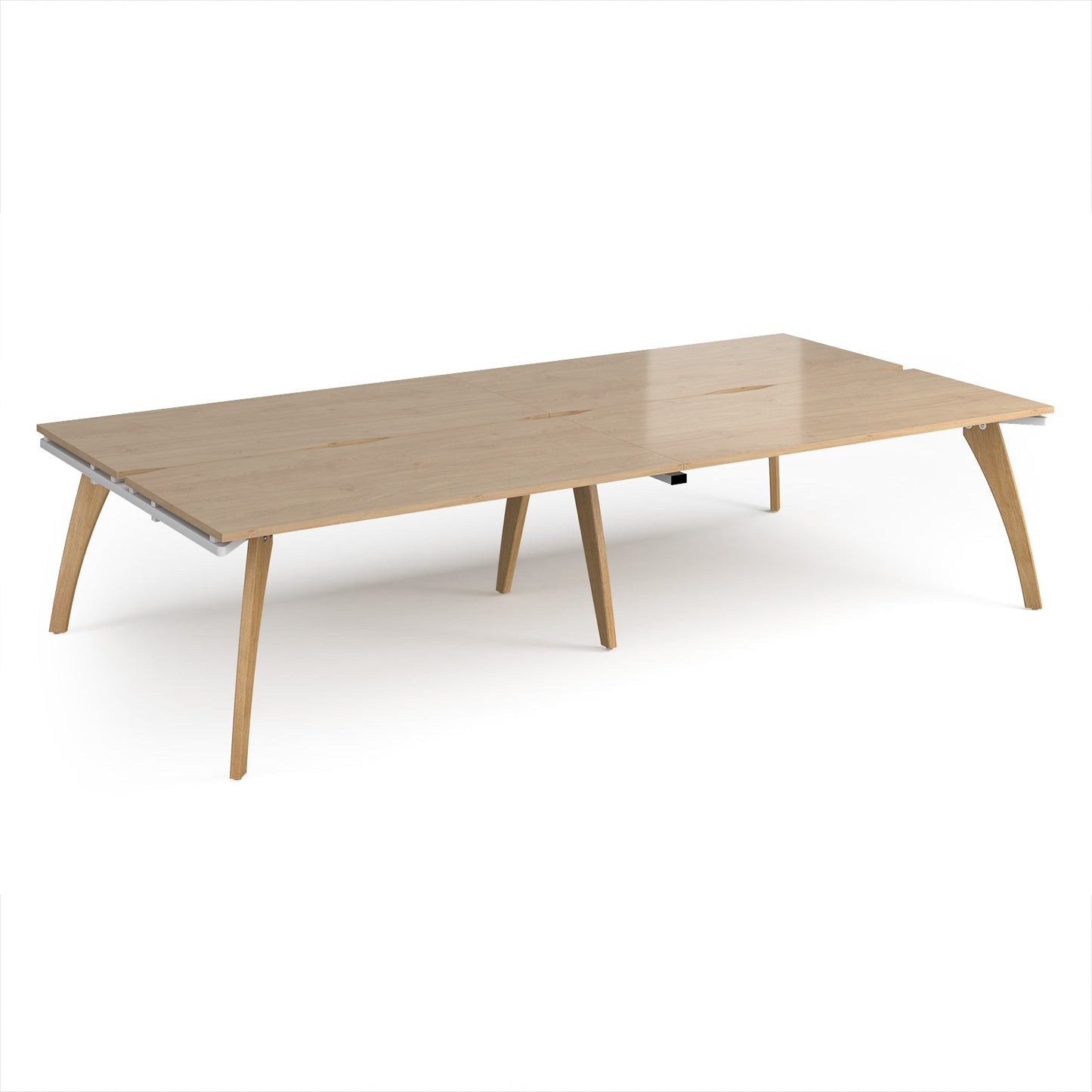 Fuze double back to back desks 1600mm deep