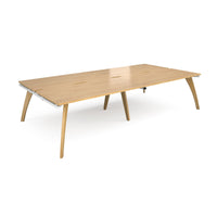 Fuze double back to back desks 1600mm deep