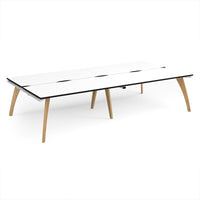 Fuze double back to back desks 1600mm deep