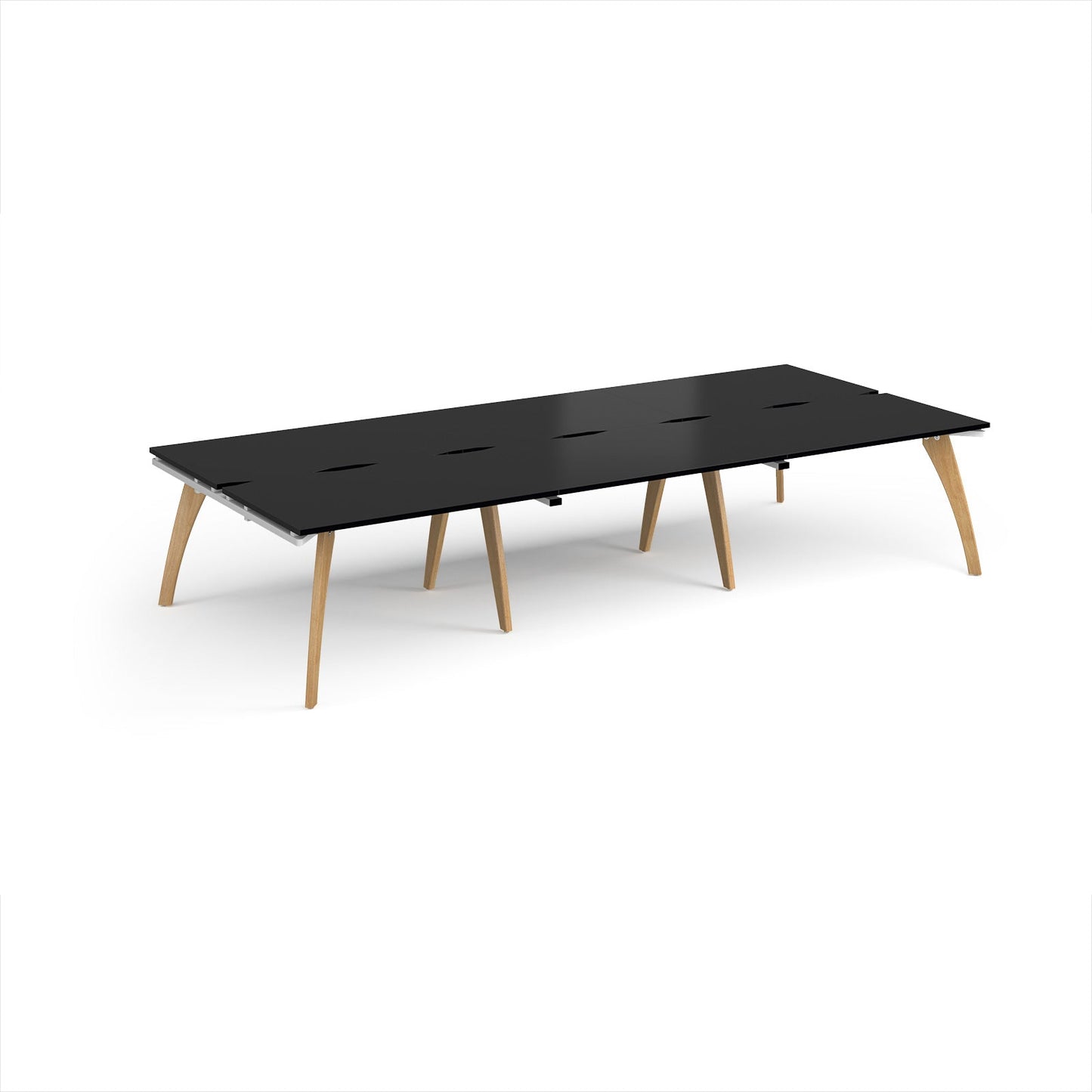 Fuze triple back to back desks 1600mm deep