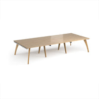Fuze triple back to back desks 1600mm deep