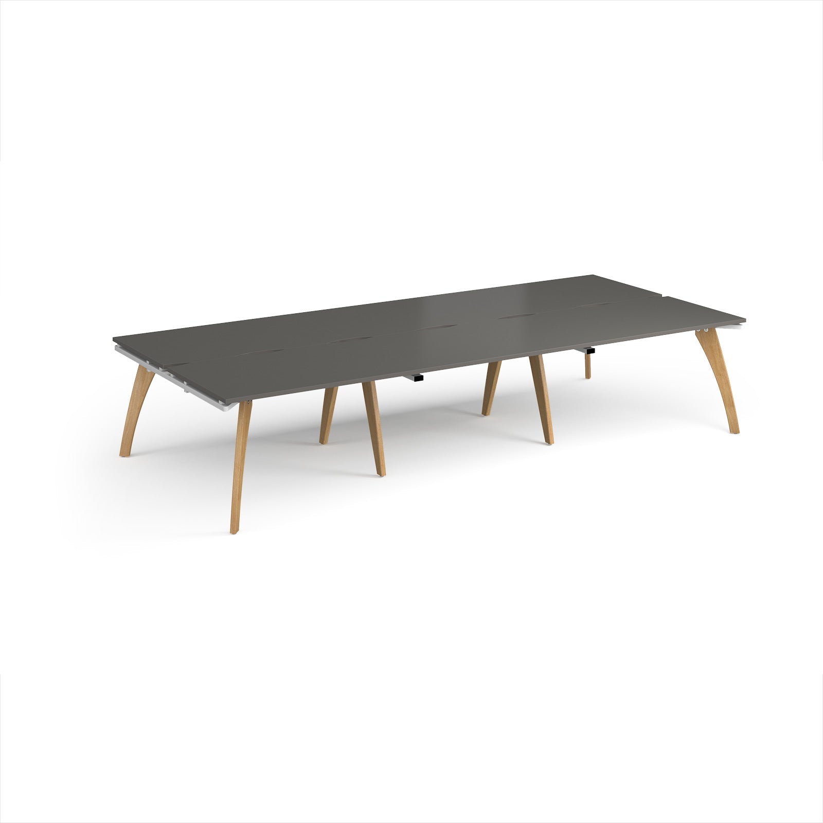 Fuze triple back to back desks 1600mm deep