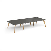 Fuze triple back to back desks 1600mm deep