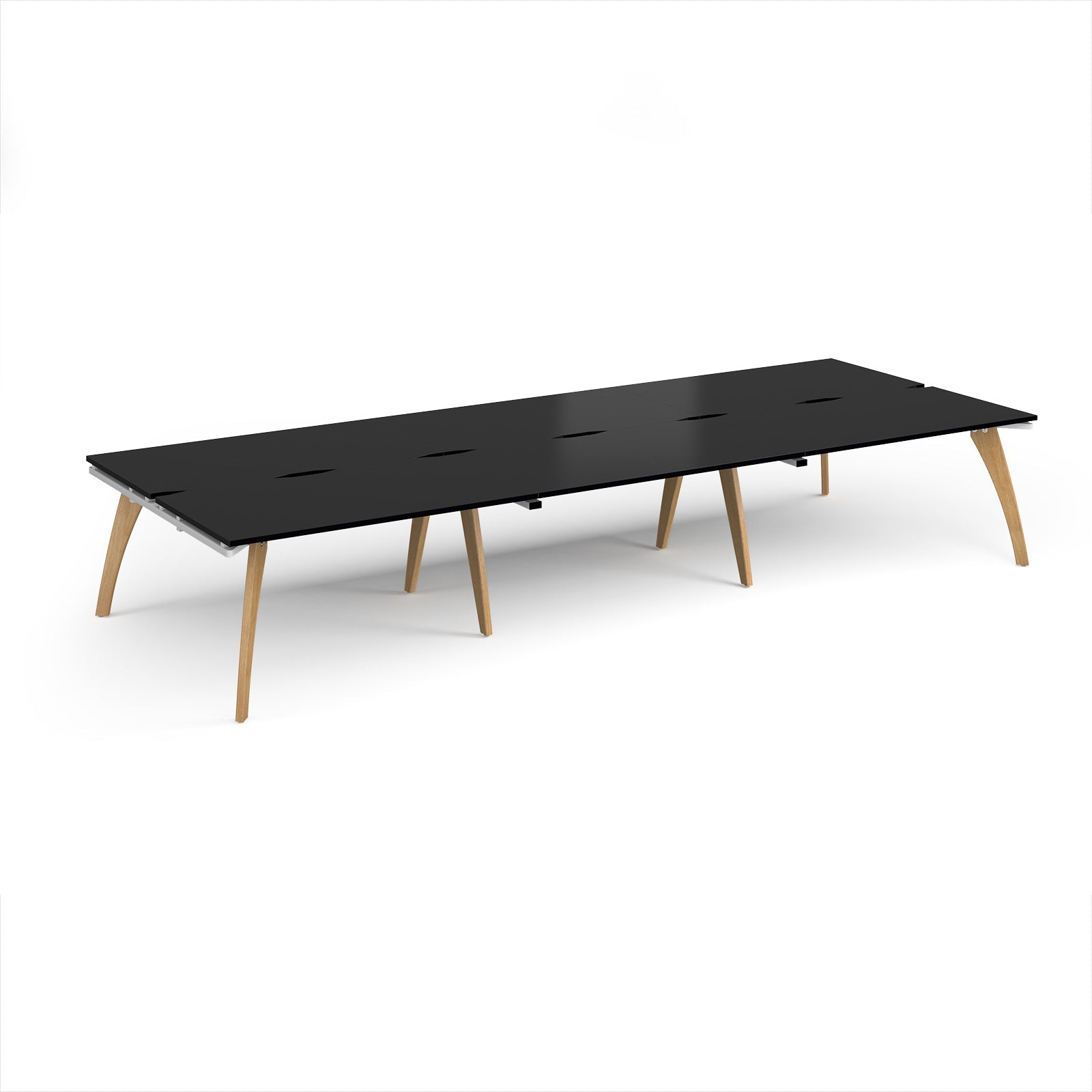 Fuze triple back to back desks 1600mm deep