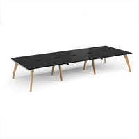 Fuze triple back to back desks 1600mm deep
