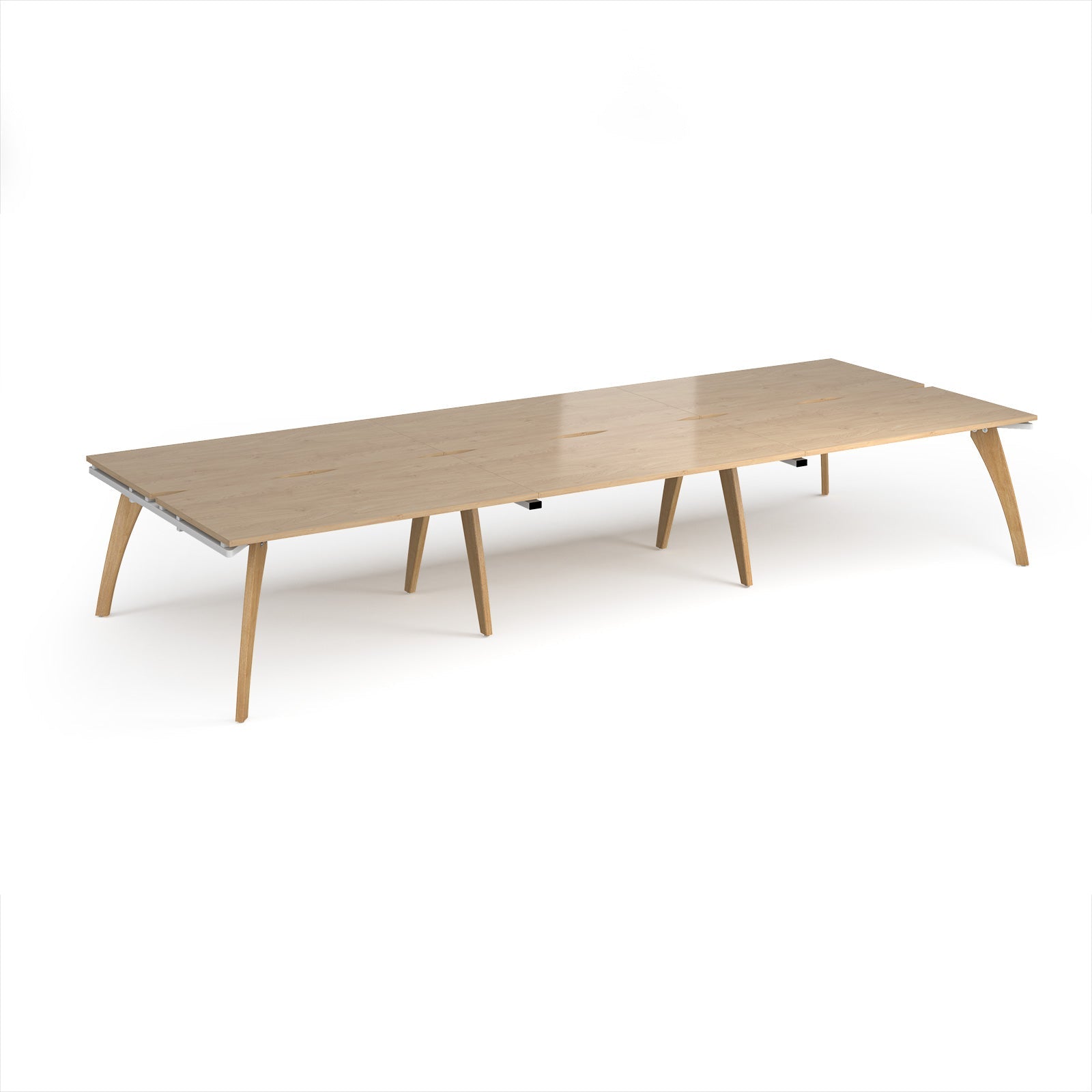 Fuze triple back to back desks 1600mm deep