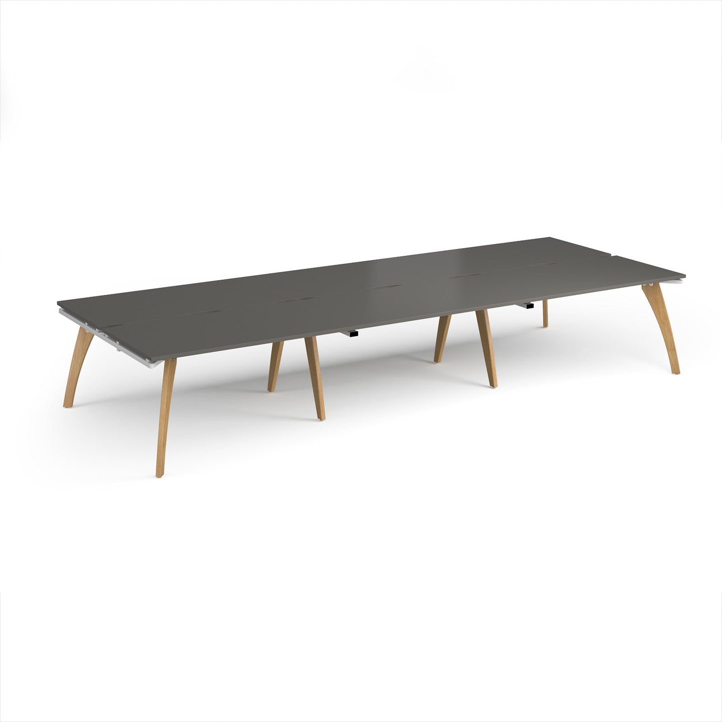 Fuze triple back to back desks 1600mm deep