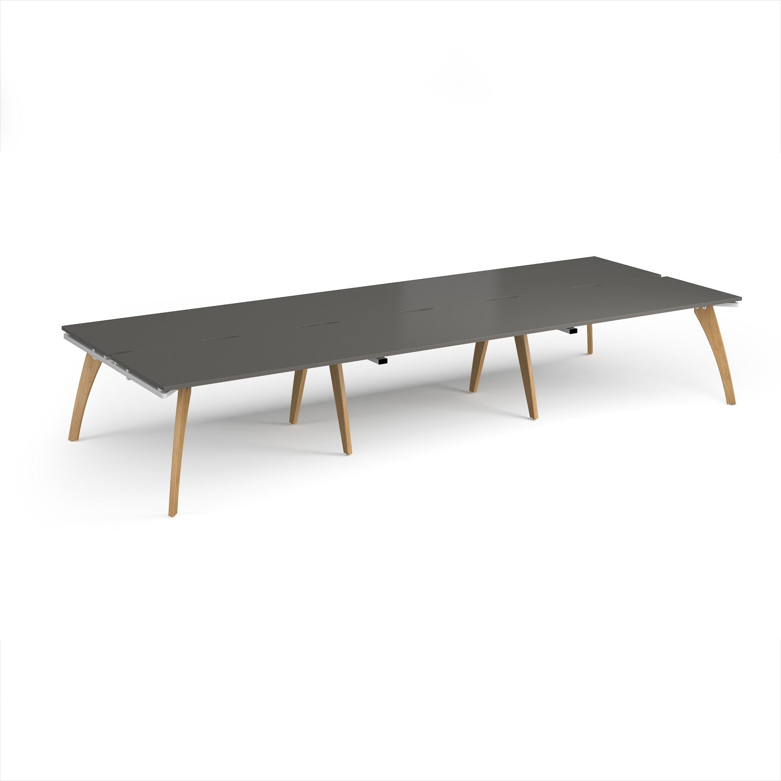 Fuze triple back to back desks 1600mm deep