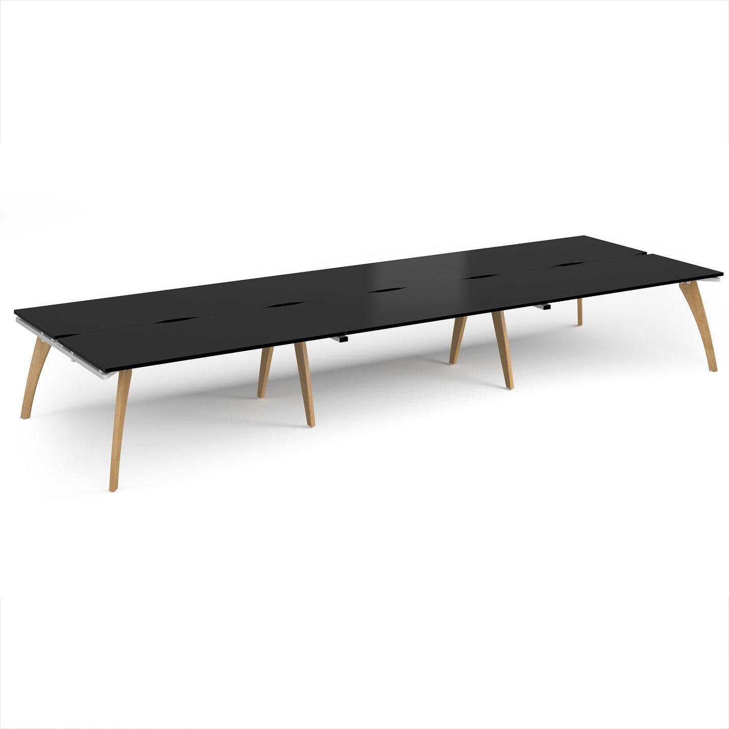 Fuze triple back to back desks 1600mm deep