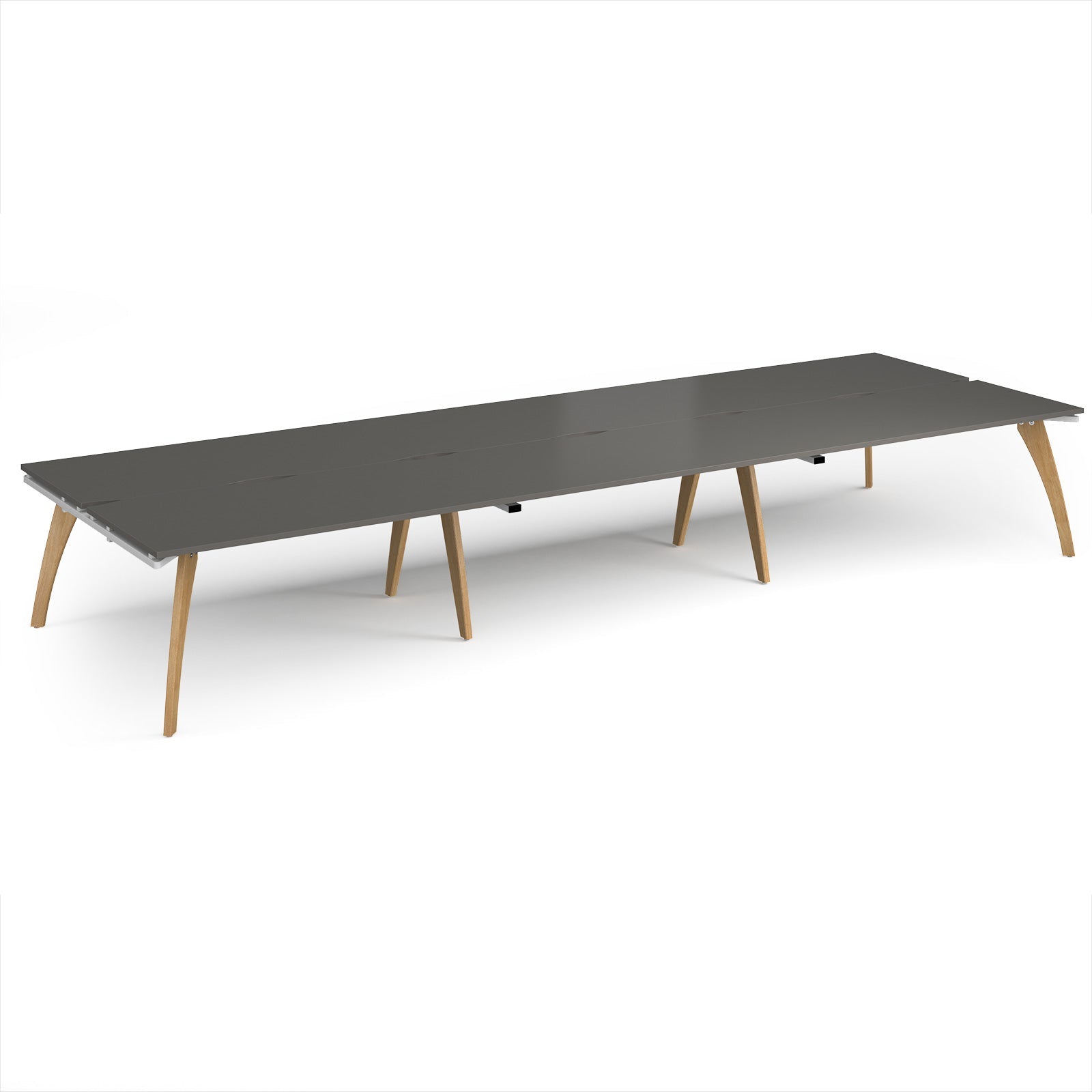 Fuze triple back to back desks 1600mm deep