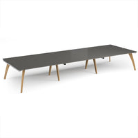 Fuze triple back to back desks 1600mm deep