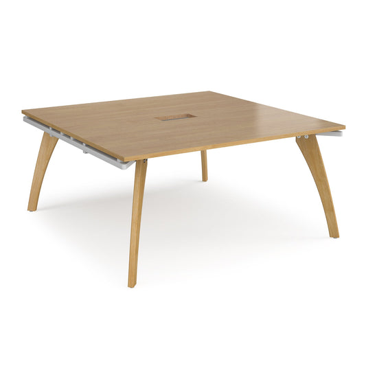 Fuze square power ready boardroom table