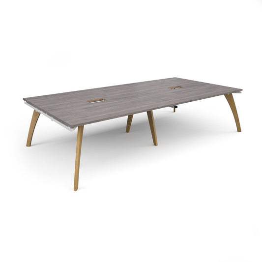 Fuze rectangular power ready boardroom table