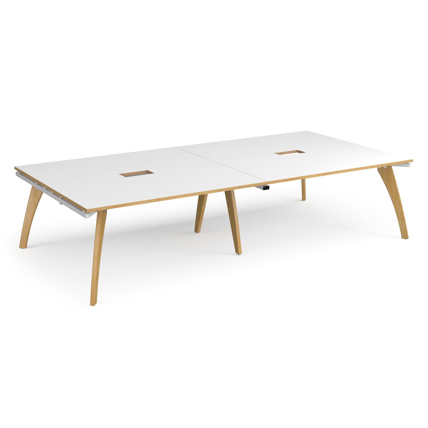 Fuze rectangular power ready boardroom table