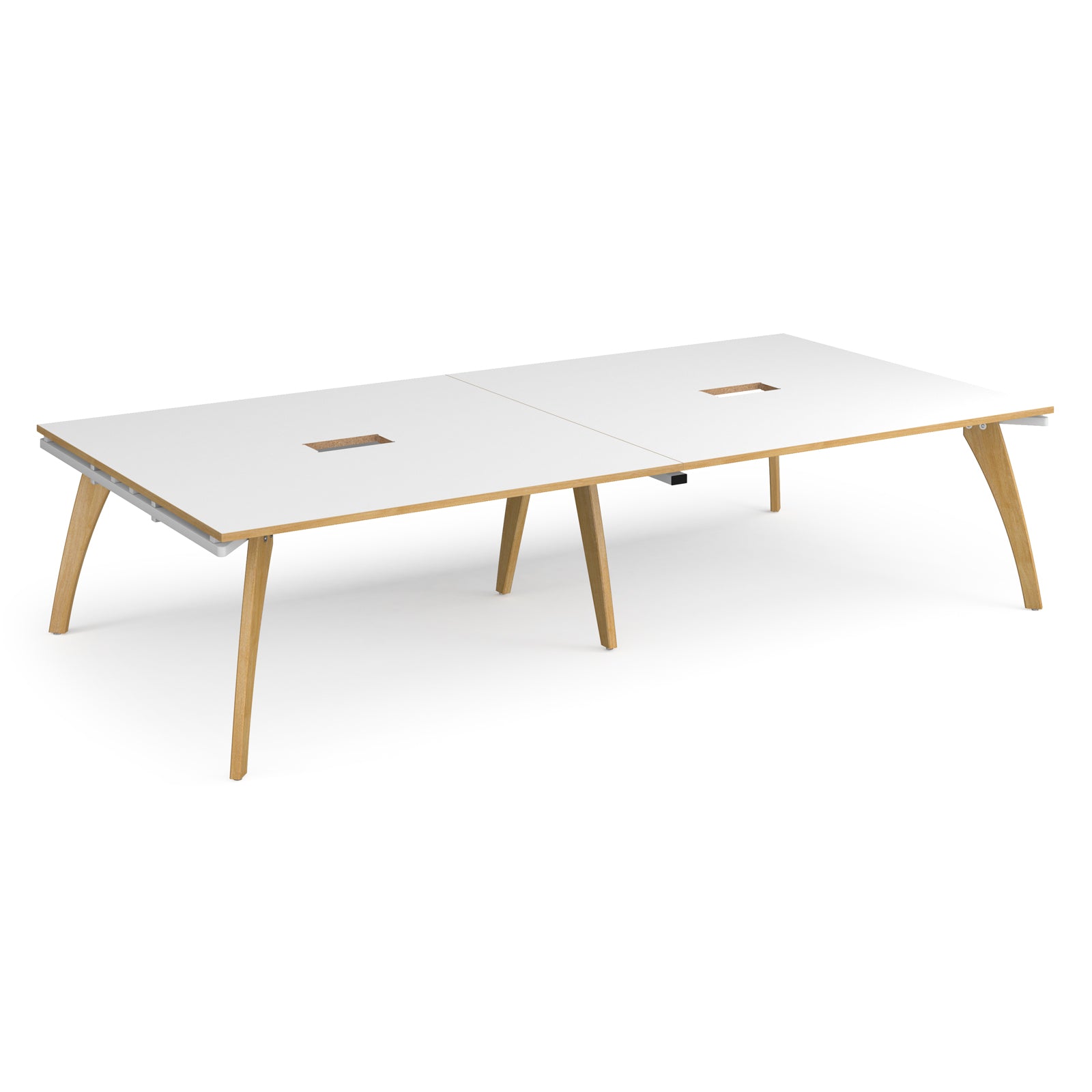 Fuze rectangular power ready boardroom table