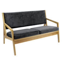 Hanna single seater sofa with wooden frame