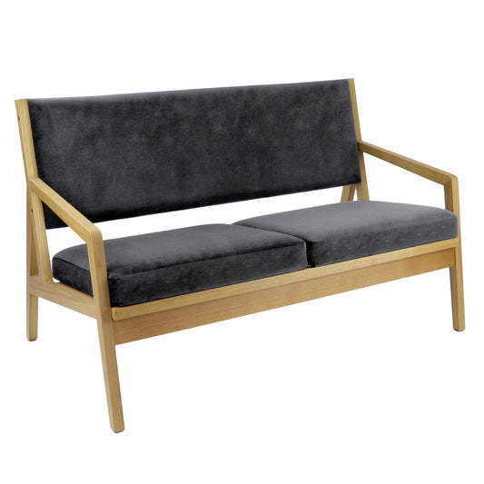 Hanna single seater sofa with wooden frame
