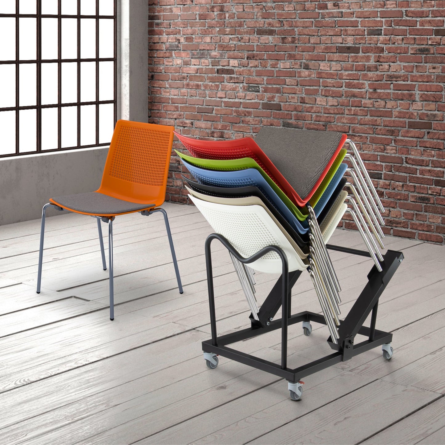 Harmony multi-purpose chair with seat pad