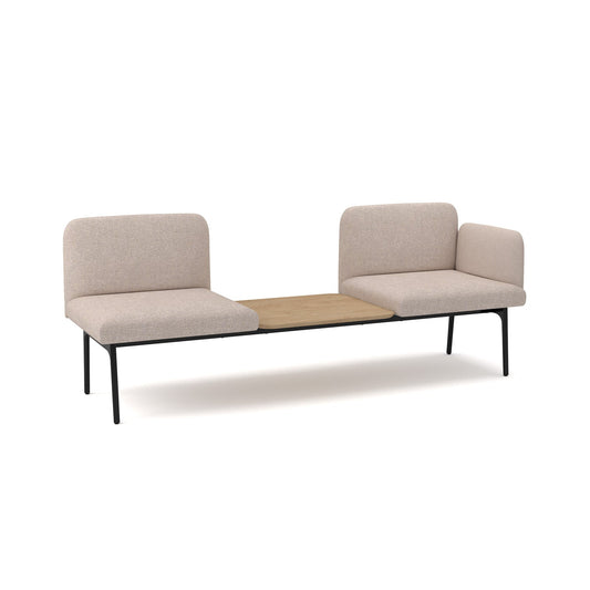 Kayla 3 seater with LH arm and centre table