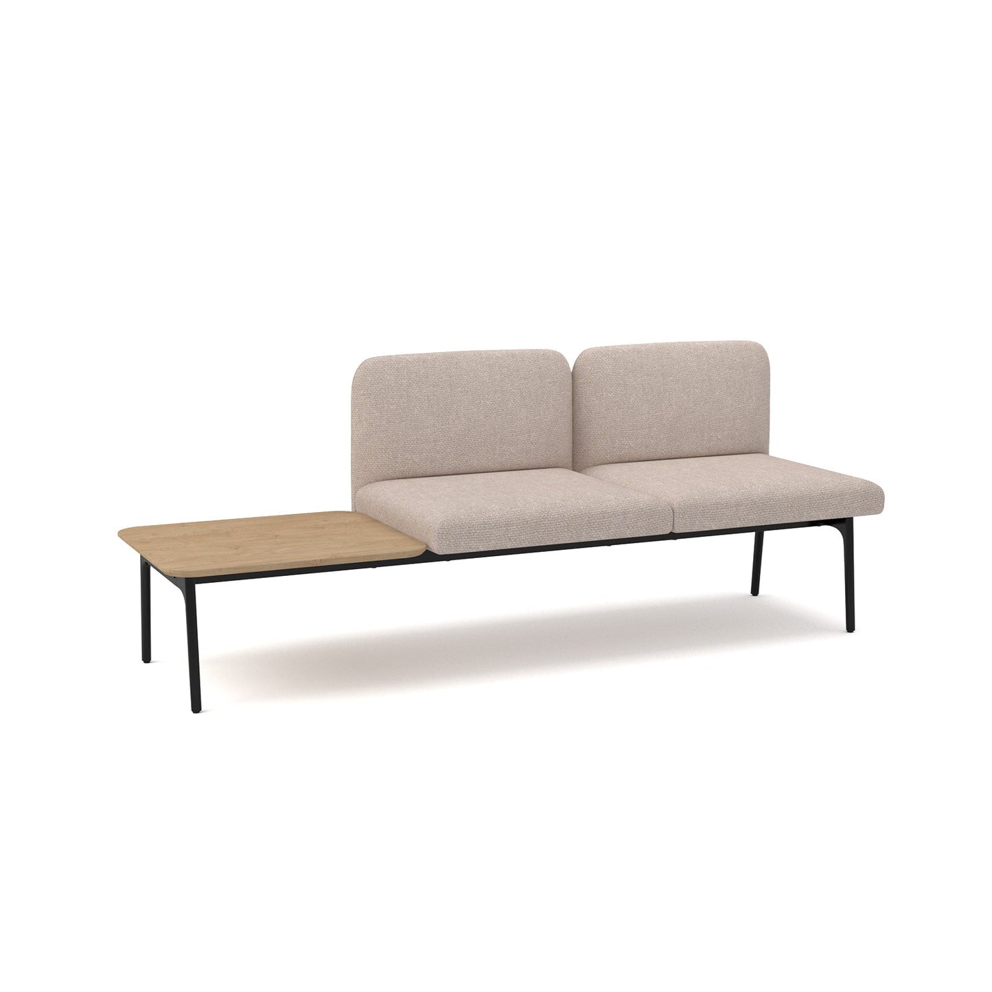 Kayla 3 seater with back and RH table