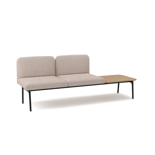 Kayla 3 seater with back and LH table