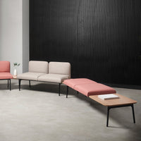 Kayla 3 seater with arms and centre table