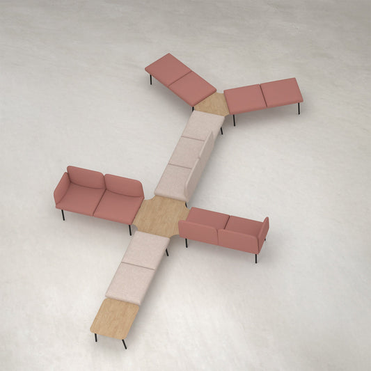 Kayla 45 degree linking table 