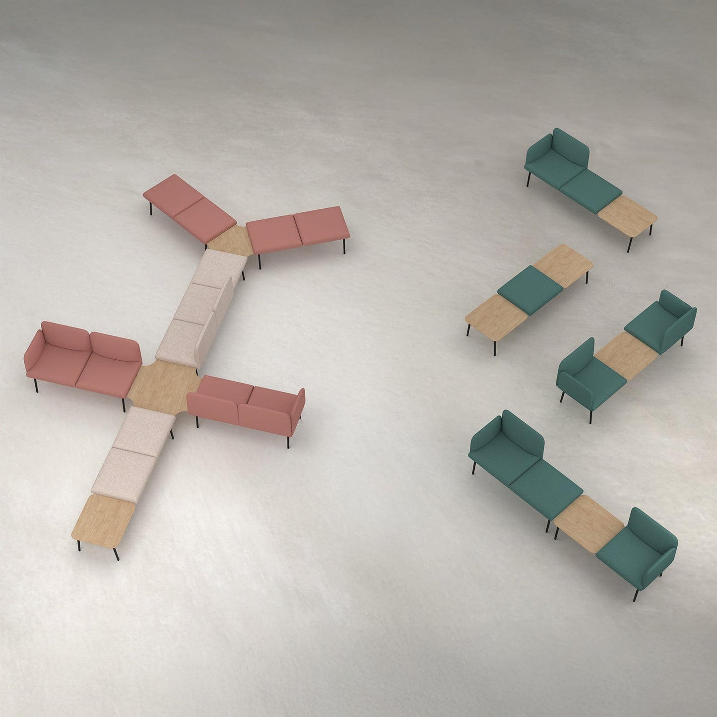 Kayla triangular linking table 