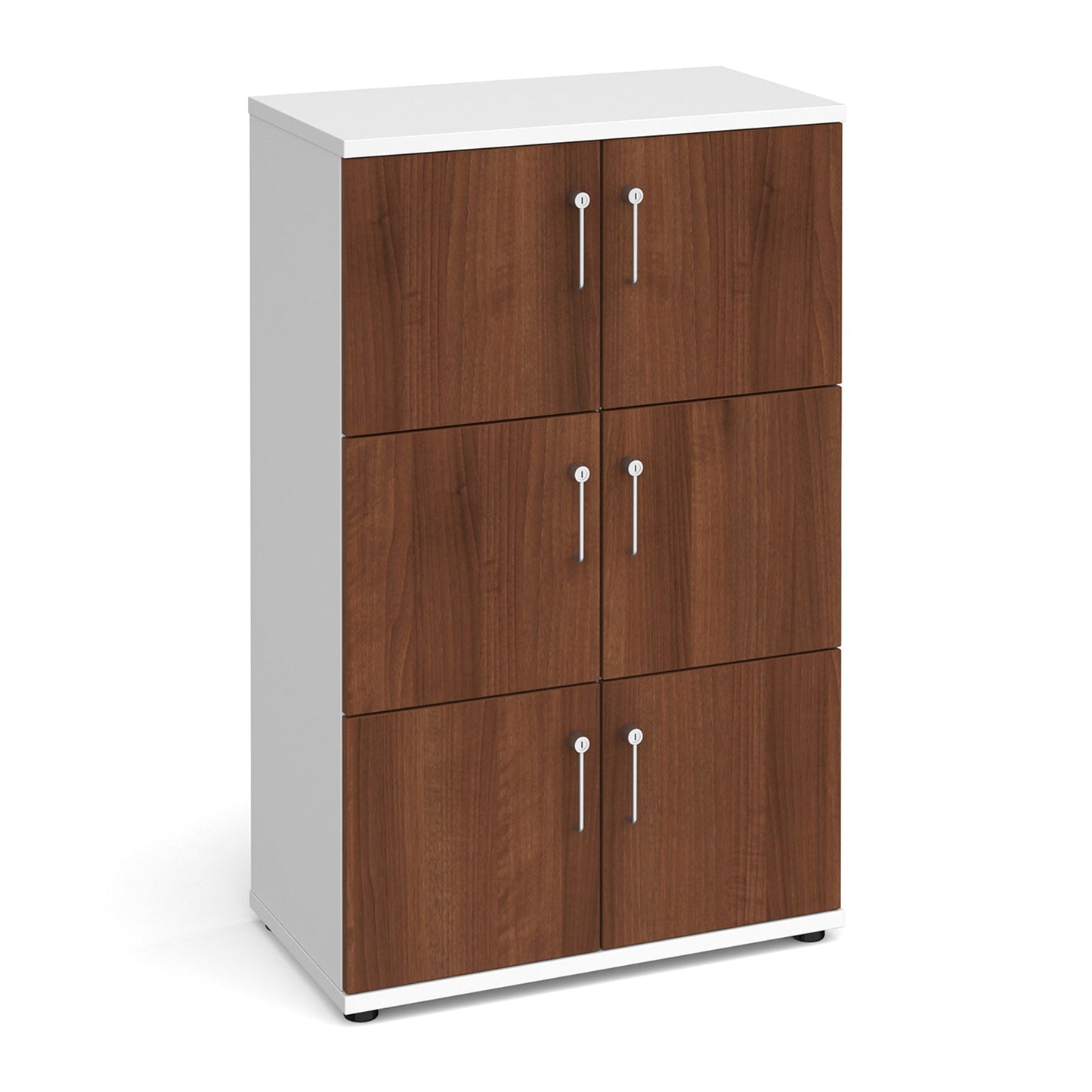 Wooden storage lockers