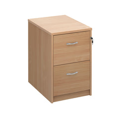 Wooden Filing Cabinet With Silver Handles